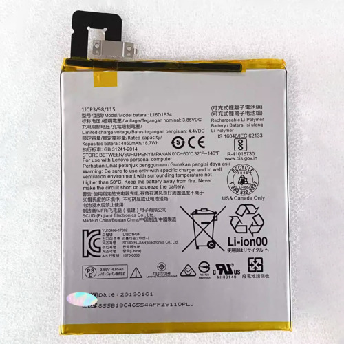 Pour Lenovo Tab E10 10" To-x104F za470006us batterie de remplacement L16D1P34 outils