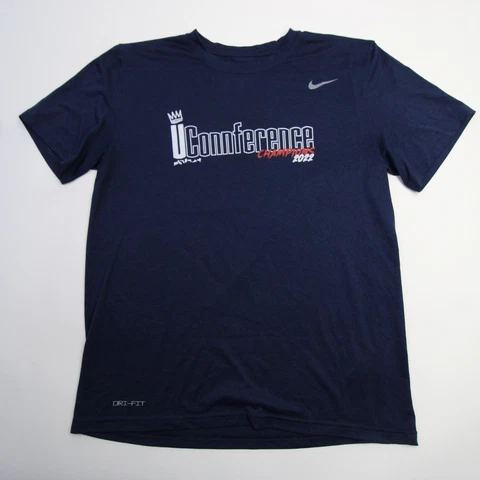 UConn Huskies Nike Dri-Fit Short Sleeve Shirt Men's Navy Used Cover