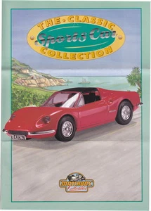 Matchbox Collectibles Dinky Serie "The Classic Sports Car Collection" Prospekt  - Bild 1 von 2