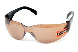 Neu kupfer/braun getönte Motorradbrille/Bruchfeste Biker Wraps + kostenlose Tasche - Bild 1 von 10