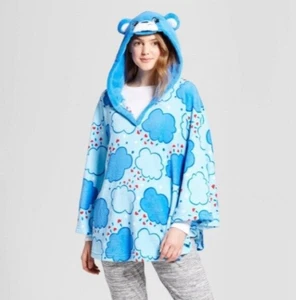 ** Care Bears Grumpy Bear Plüsch Schlaf Poncho Neu mit Etikett ** - Bild 1 von 3