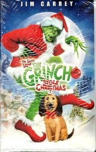 SEALED Dr. Seuss' How the Grinch Stole Christmas HOLIDAY Family VHS Clamshell - Picture 1 of 2