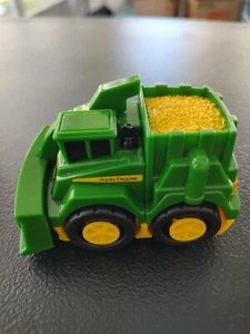 Vintage 3 piece John Deere Tractor/Harvestor Toy 4" by Mega Bloks - Picture 1 of 7