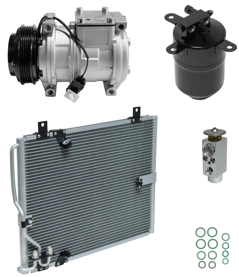 NUEVO RYC Kit de compresor de CA con condensador AA46A-N para BMW 540i 3,0 L 1994 Foto 1 de 4