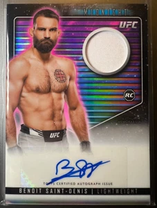 2024 Topps Midnight UFC Benoit Saint-Denis - Relic Autographs #RCA-BSD (RC) - Bild 1 von 2