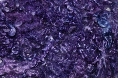 MOHAIR Locks Hand Dyed Kid - Spin Yarn, Felt,  Craft - BTO - Image 1 of 2
