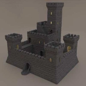 Medieval Fort - Fantasy Tabletop Terrain - Picture 1 of 9