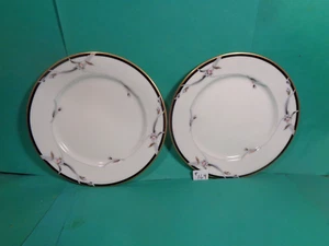 Gorham 6 5/8" Fine Bone China Bread Plate, Manhattan Pattern, 2 Count (Used/EUC) - Picture 1 of 6
