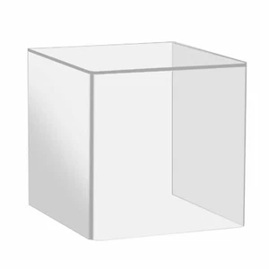 Estuche de exhibición de acrílico de 3""-5"" caja de acrílico transparente pequeña mediana grande a prueba de polvo - Imagen 1 de 9