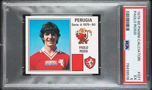 1979 PANINI CALCIATORI 221 PAOLO ROSSI PSA5 - Picture 1 of 2