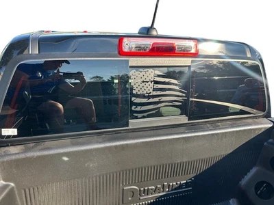 Calcomanías para Toyota Tacoma ventana trasera bandera gráficos 3M rayas de vinilo 2005-2023 Foto 1 de 4