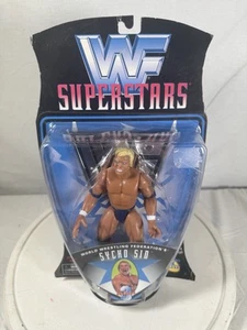 1997 Jakks WWF Superstars Bone Crunching Action Series 5 Sycho Sid - Picture 1 of 7