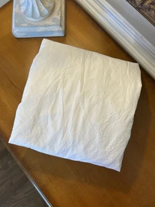 Pottery Barn Everyday Percale KING Fitted Sheet White PRE-OWNED - Picture 1 of 3