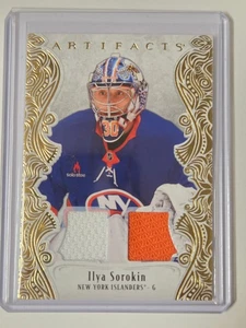 Ilya Sorokin Gold Dual Jersey 181/199 2025-26 Artifacts - Picture 1 of 1