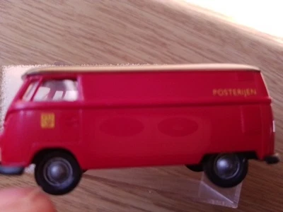 Brekina 1:87 Scale Model Volkswagen Post Van Colour Red With Black Roof. V.G.C. - Image 1 of 4