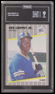 1989 Fleer #548 Ken Griffey Jr. TAG 9 - Picture 1 of 2