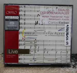 Strauss Der Rosenkavalier, Carlos Kleiber (Orfeo 3 CD set) hybrid multichannel - Picture 1 of 4