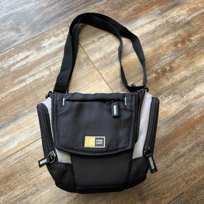 Case Logic Camera Holster Black Nylon Sling Strap Padded 6" Zippered Pouch - Image 1 of 4