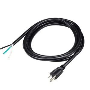 10 Fuß 14 Stärke 3 Zinken Schwerlast Ersatz Netzteil Kabel 110 V 115... - Bild 1 von 4