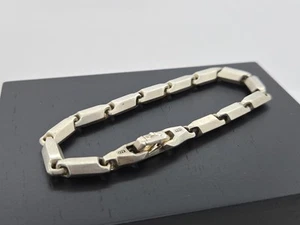 David Yurman Bracelet, Faceted Link , 8mm , Sterling Silver, 8inch ,Mint - Picture 1 of 11