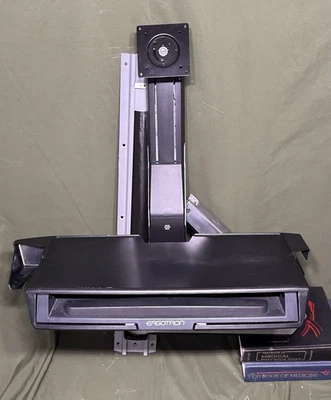 Ergotron Style View Wall Mount Sit-Stand Combo System, Worksurface-Extender Arm - Image 1 of 4