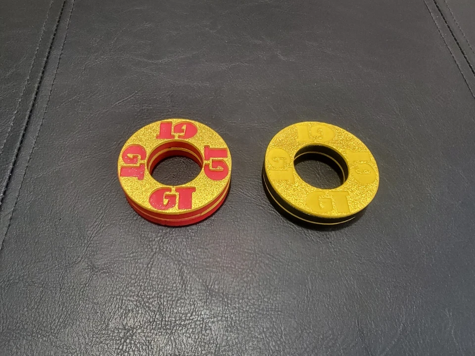 GT BMX Die-Cut  Custom Doughnuts  Gold & Gold &Red! Mix & Match Colors.  - Image 1 of 1
