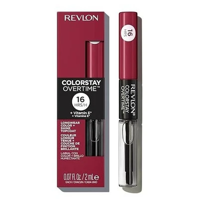 Revlon Liquid Lipstick with Clear Lip Gloss, ColorStay Face Makeup, Overtime Lip - Image 1 of 4