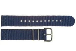 Genuine Casio Watch Strap navy Blue Canvas 10545741 fits W59B-2AV or 18mm Lug - Picture 1 of 4