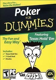 Poker for Dummies (PC, 2008) Featuring Texas Hold'Em Brand New Sealed EA.COM GMS - Image 1 of 1