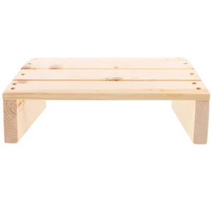 Feste Holzregale Hocker Für Unter Schreibtisch Schreibtischfußstütze Arbeit - Bild 1 von 12