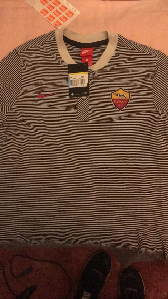  Polo da uomo Nike A.S. Roma moderna autentica del Grande Slam - adulto - Immagine 1 di 1