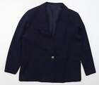 Ravens Womens Black Polyester Jacket Suit Jacket Size 16