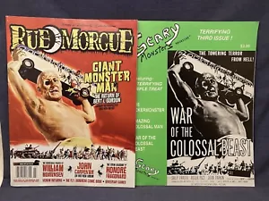Scary Monsters Magazine Third Issue June 1992 Vampire & Rue Morgue March 2015 - Picture 1 of 15