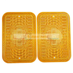 2X Amber Lens LVU18745 for John Deere 1023E 1025R 2032R 3120 3203 4105 4520 5415 - Picture 1 of 6