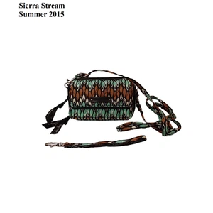 Vera Bradley Purse Sierra Stream Crossbody Wristlet Small 5.75" L 3.25" H 1" D - Picture 1 of 6