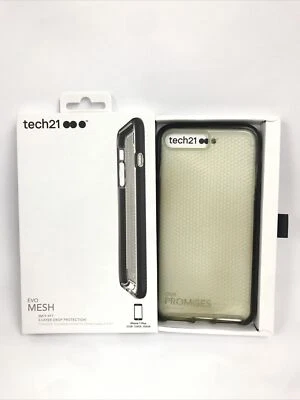 Tech21 Evo Elite Case for iPhone 8 Plus, 7 Plus - Brushed Black  - Image 1 of 4