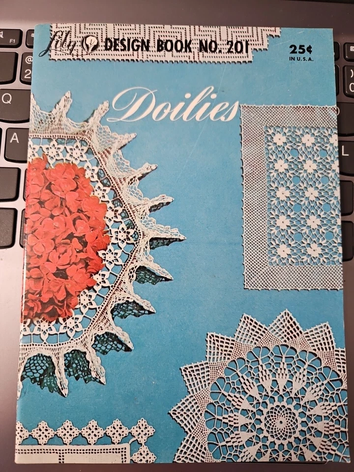 Vintage Lily Crochet Doilies Pattern Book  201 - Image 1 of 1