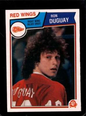 1983-84 O-PEE-CHEE #121 RON DUGUAY EXMT RED WINGS *X70574 - Image 1 of 2