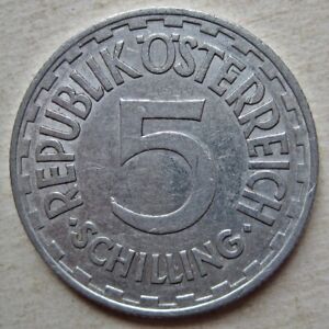 DECENT AUSTRIA 1952 FIVE 5 SCHILLING COIN (KM# 2879)
