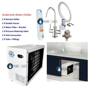 PREMINUM 5LPH UNDER COUNTER DRINKING WATER CHILLER+ FILTER+ DOUBLE WAY TAP - Picture 1 of 3