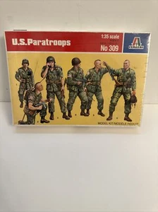 Italeri 1:35 Scale U.S. Paratroops D-Day Normandy Plastic Model Kit [Nr. 309] - Bild 1 von 24