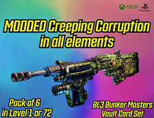 (XBOX PS4/5 PC) CREEPING CORRUPTION MODDED • 6 PACK • Bunker Masters Vault Card