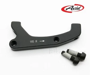Avid Post to IS Disc Brake Mount Bracket Adapter & Bolts, REAR - for 185mm Rotor - Picture 1 of 2