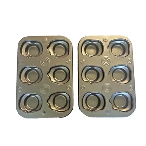 2 Kürbisformen geformt für Backform für Cupcakes mit 2 verschiedenen Formen - Bild 1 von 8
