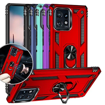 For Motorola Edge Plus 5G 2023 Ring Case Magnetic Support Metal Kickstand Cover - Image 1 of 4