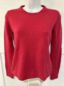 Evelyn Grace Cashmere Women's Pink 100% Cashmere Long Sleeve Sweater Sz Small - Picture 1 of 7