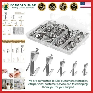 202 STCK. Rahmen Aufhänger Kit, 10 Pfund, 20 Pfund, 30 Pfund, 50 Pfund & 100 Pfund Bild Aufhängung Hardware - Bild 1 von 11