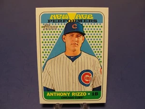 ANTHONY RIZZO 2018 Topps Heritage NEW AGE PERFORMERS Insert #NAP-19 Chicago Cubs - Picture 1 of 2