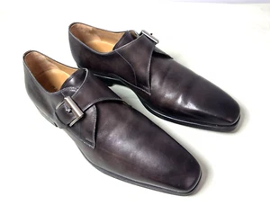 Magnanni Men's Monk Strap Dress Shoes Loafers Size 9 M - Picture 1 of 24