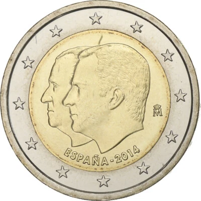 [#1251846] Spain, 2 Euro, Portraits, 2014, MS, Bi-Metal, lic - Image 1 of 2